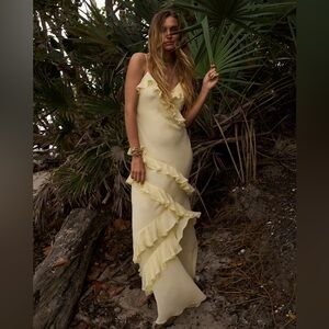 LOVESHACKFANCY RialtoYellow Dress